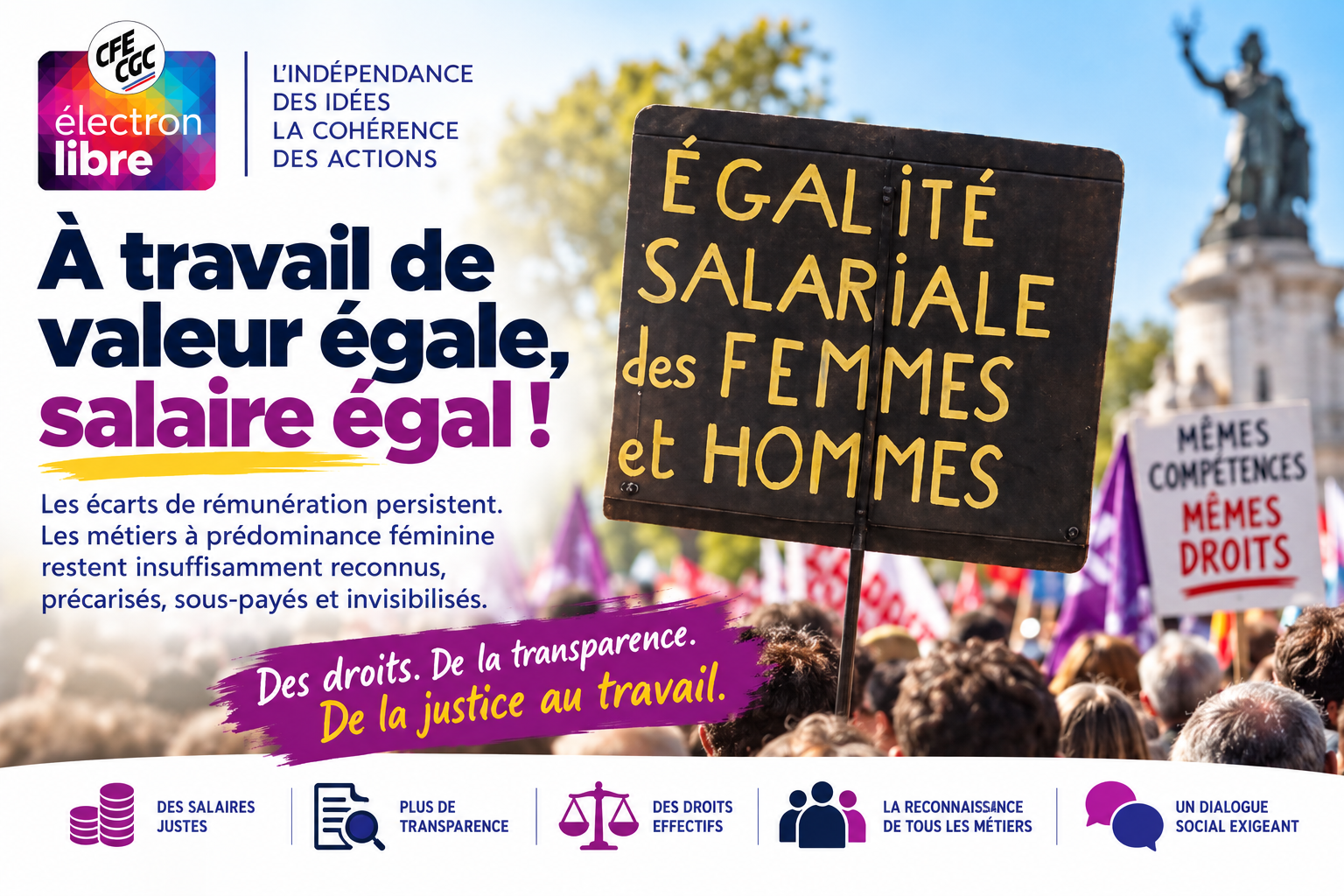 You are currently viewing L’égalité salariale ne peut plus attendre !