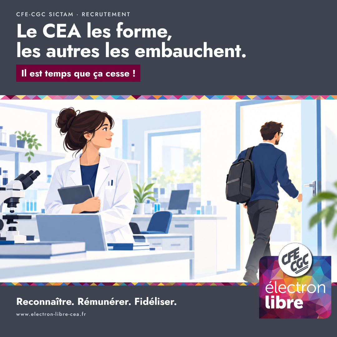Vous consultez actuellement Le CEA les forme, les autres les embauchent : il est temps que ça cesse !