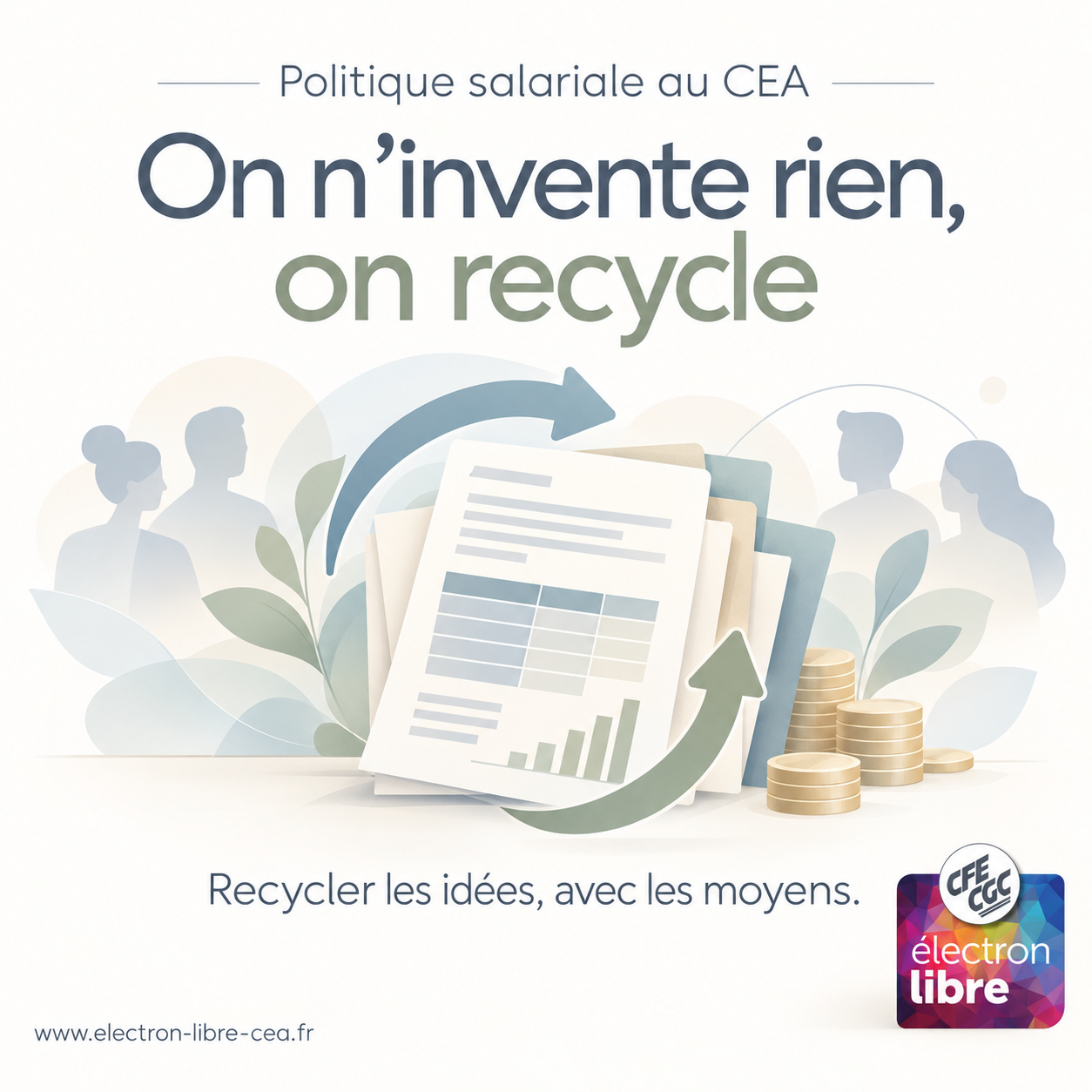 Vous consultez actuellement Politique salariale : au CEA, on n&rsquo;invente rien, on recycle